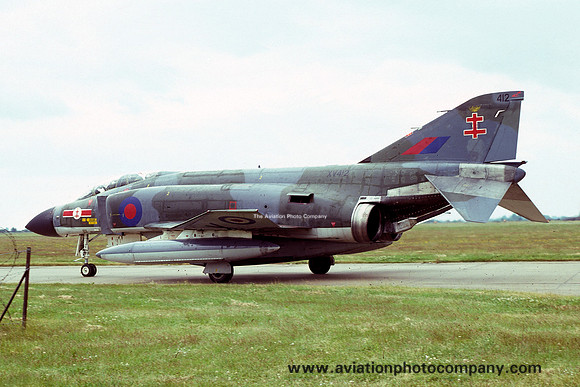RAF 41 Squadron McDonnell F-4M Phantom FGR.2 XV412 (1975)