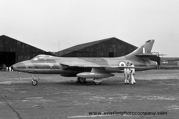 RAF Hawker Hunter F.4 WV325 at Prestwick