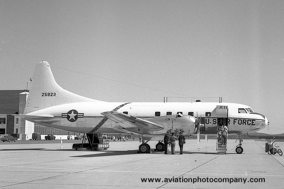 USAF Strategic Air Command 8th Air Force HQ Convair C-131A Samaritan 52-5823 (1967)