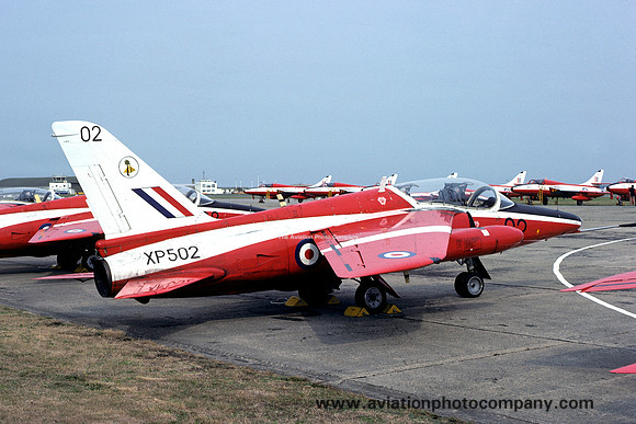 RAF 4 FTS Folland Gnat T.1 XP502 (1975)