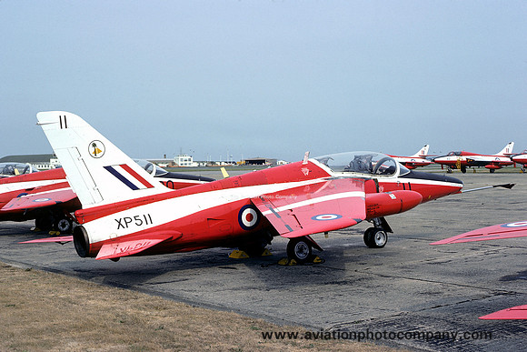 RAF 4 FTS Folland Gnat T.1 XP511 (1975)
