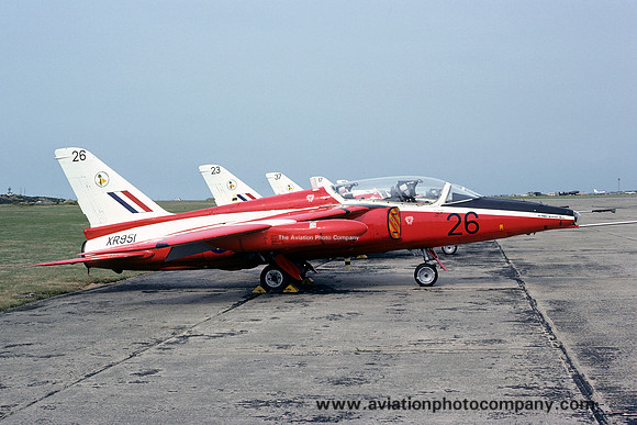 RAF 4 FTS Folland Gnat T.1 XR951 (1975)