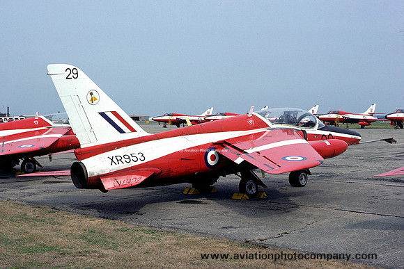 RAF 4 FTS Folland Gnat T.1 XR953 (1975)
