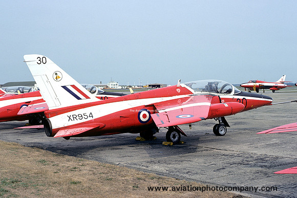 RAF 4 FTS Folland Gnat T.1 XR954 (1975)