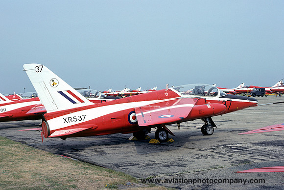 RAF 4 FTS Folland Gnat T.1 XR537 (1975)