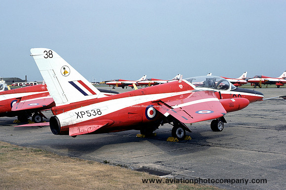 RAF 4 FTS Folland Gnat T.1 XP538 (1975)