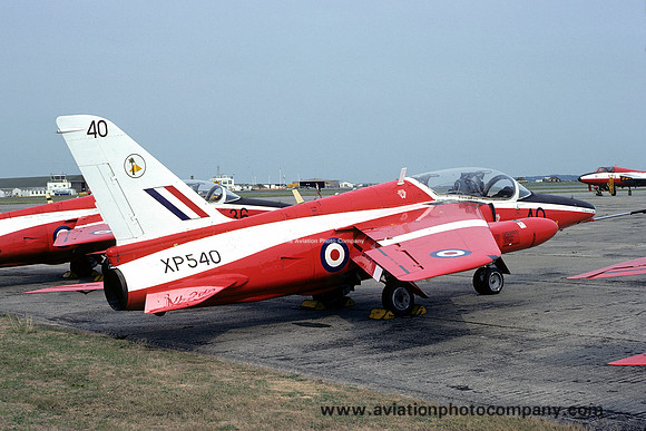 RAF 4 FTS Folland Gnat T.1 XP540 (1975)