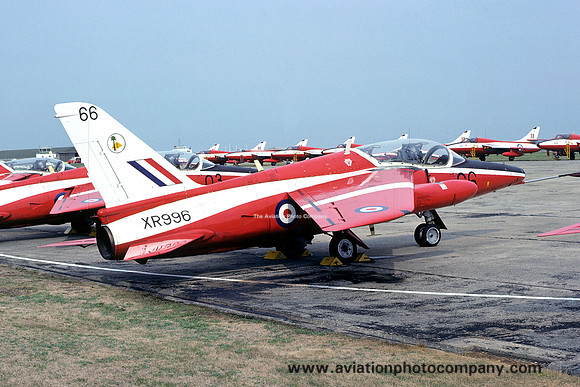 RAF 4 FTS Folland Gnat T.1 XR996 (1975)