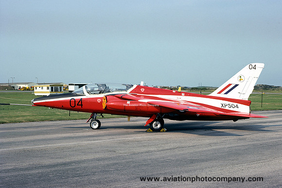 RAF 4 FTS Folland Gnat T.1 XP504 (1975)