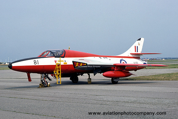 RAF 4 FTS Hawker Hunter T.7 XL621 (1975)
