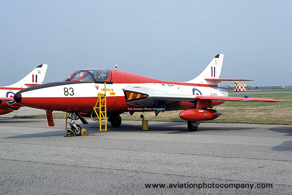 RAF 4 FTS Hawker Hunter T.7 XL600 (1975)
