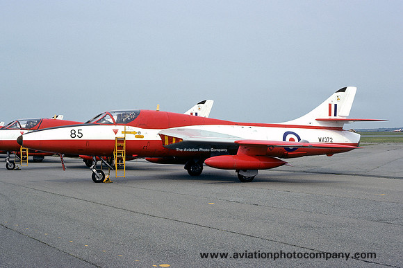 RAF 4 FTS Hawker Hunter T.7 WV372 (1975)