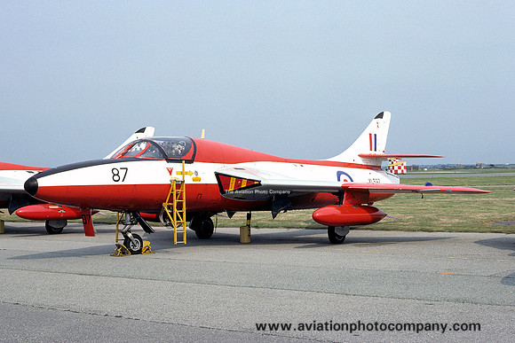 RAF 4 FTS Hawker Hunter T.7 XL597 (1975)