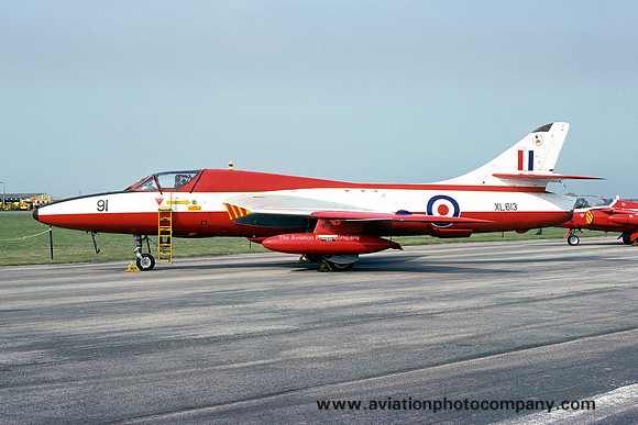 RAF 4 FTS Hawker Hunter T.7 XL613 (1975)