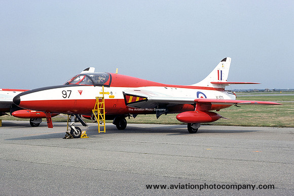 RAF 4 FTS Hawker Hunter T.7 XL573 (1975)