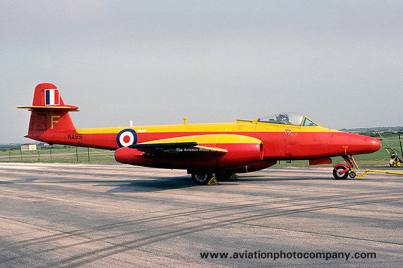 RAE Llanbedr Gloster Meteor U.16 WA991/F (1975)