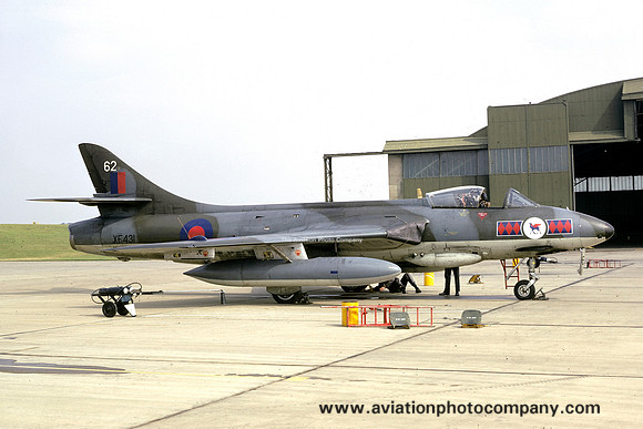 RAF 45 Squadron Hawker Hunter FGA.9 XF431/62 (1975)