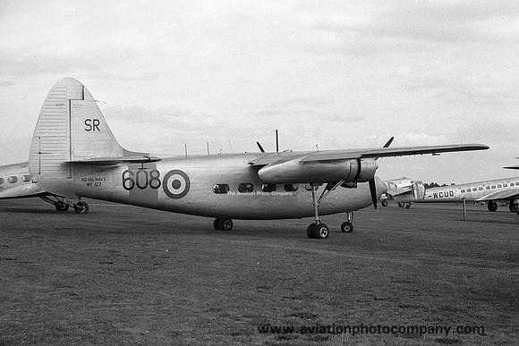 Royal Navy Stretton Station Flight Hunting Sea Prince C.1 WF127/SR608