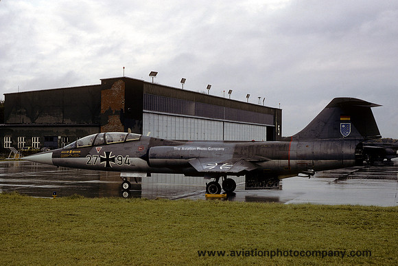 German Air Force WS10 Lockheed TF-104G Starfighter 27+94 (1981)