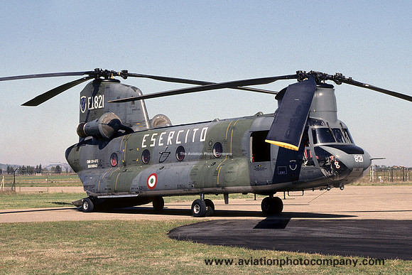Italian Army 11 Gr Vertol CH-4C Chinook MM80843/EI-821 (1980)
