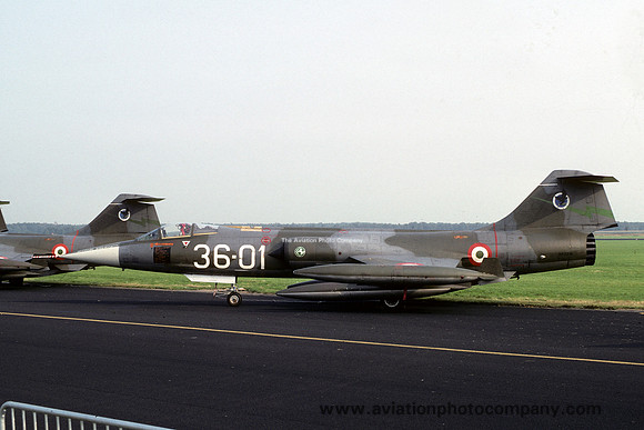 Italian Air Force 36 Stormo Lockheed F-104S Starfighter MM6818/36-01 (1980)