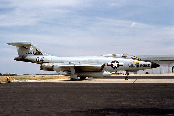 USAF Oregon ANG 123 FIS McDonnell F-101B Voodoo 57-0308 (1977)