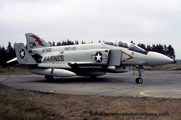US Marines VMFA-251 McDonnell F-4J Phantom 155765/DW-12 (1982)