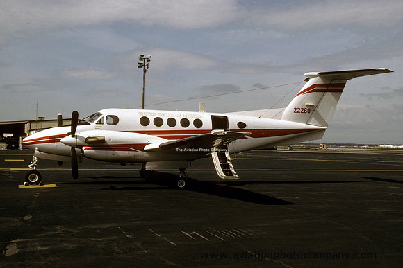 US Army Beech C-12C Huron 73-22260 at Rhein Main AB (1992)