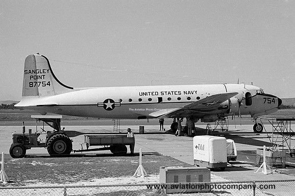 US Navy Sangley Point Douglas C-54Q Skymaster 87754 (1967)