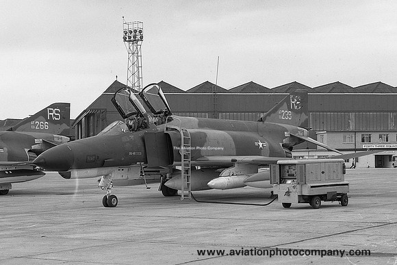 USAF 26 TRW 526 TFS McDonnell F-4E Phantom 69-0239/RS at RAF Leuchars (1971)