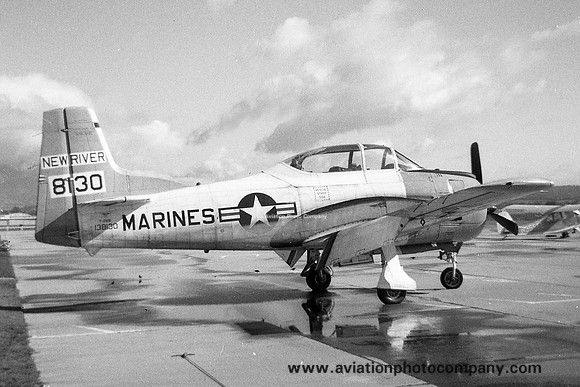 US Marines MCAS New River North American T-28B Trojan 138130