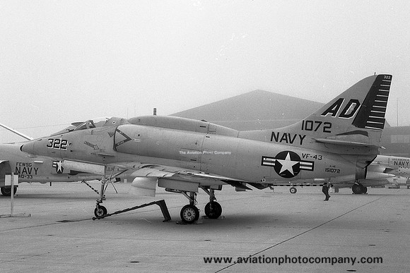 US Navy VF-43 Douglas A-4E Skyhawk 151072/AD-322 (1973)