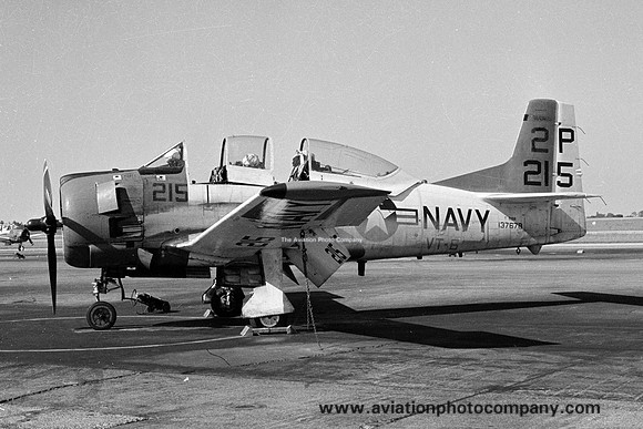 US Navy VT-6 North American T-28B Trojan 137678/2P-215 (1974)