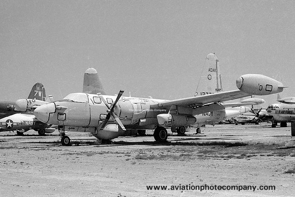 US Navy NAF Adak Lockheed EP-2E Neptune 127733 at MASDC Davis Monthan (1972)