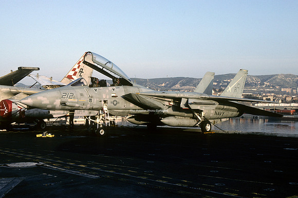 US Navy VF-32 Grumman F-14A Tomcat 161150/AC-212 on board USS John F Kennedy (1992)
