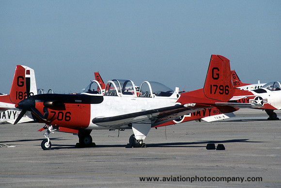US Navy TAW-4 Beech T-34C Mentor 161796/G-706 (1988)
