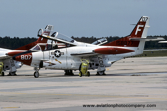 US Navy CTW-6 North American T-2C Buckeye 158877/F-807 (1991)