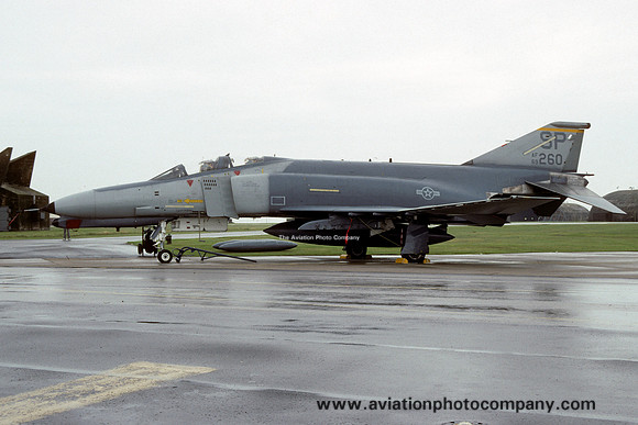 USAF 52 FW 81 FS McDonnell F-4G Phantom 69-0260/SP at RAF Upper Heyford (1992)
