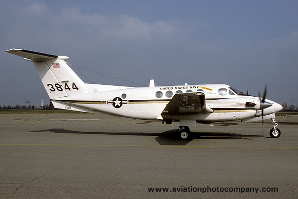 US Navy NAF Mildenhall Beech UC-12M 163844 (1992)