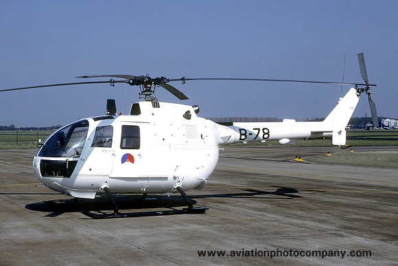 Dutch Air Force Bolkow Bo105C B-78 (1994)