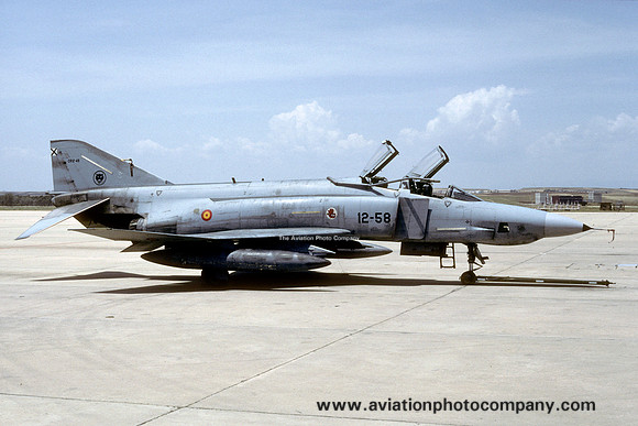 Spanish Air Force Ala 12 McDonnell RF-4C Phantom C.12-49/12-58 (1994)