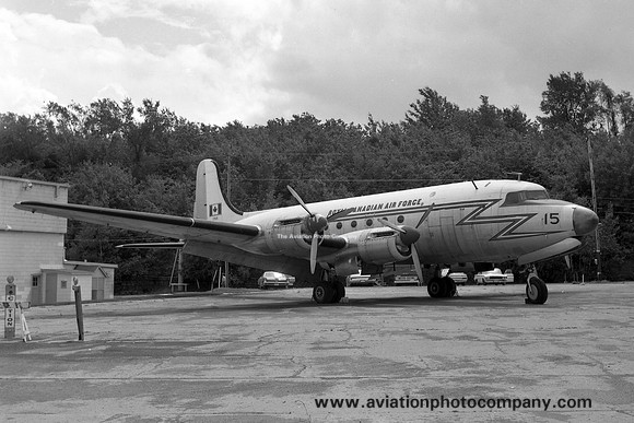 Royal Canadian Air Force Canadair CL-2 North Star/Argonaut C-54GM 17515 stored at Rockcliffe (1980)