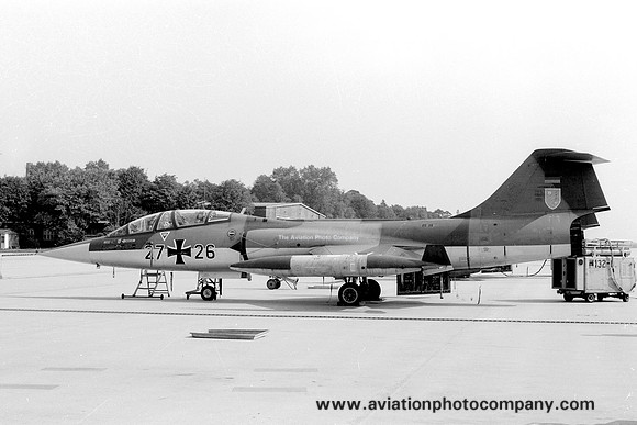 German Air Force WS10 Lockheed TF-104G Starfighter 27+26 (1982)