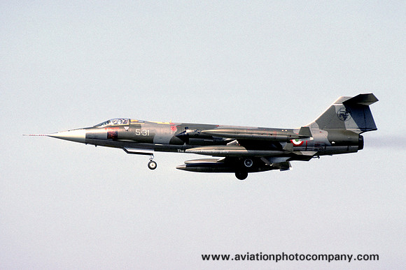 Italian Air Force 5 Stormo Lockheed F-104S Starfighter MM6764/5-31 (1993)