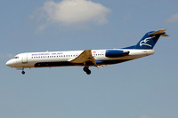 Montenegro Airlines Fokker 100 4O-AOM (2008)