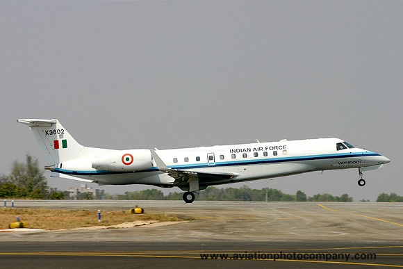 Indian Air Force Embraer EMB-135BJ Legacy K3602 (2009)