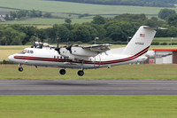 US Army DHC-7-102 (EO-5B) N705GG at Prestwick (2012)