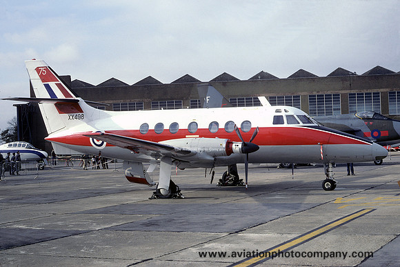 RAF METS Handley Page Jetstream T.1 XX498 (1975)