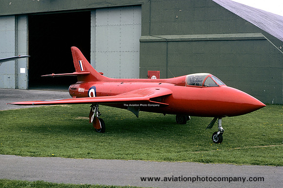 RAF Hawker Hunter F.3 WB188 at Colerne (1975)