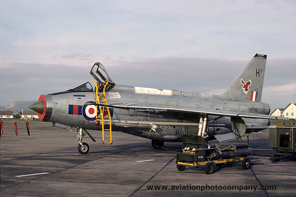 RAF 23 Squadron English Electric Lightning F.6 XR760/H (1975)